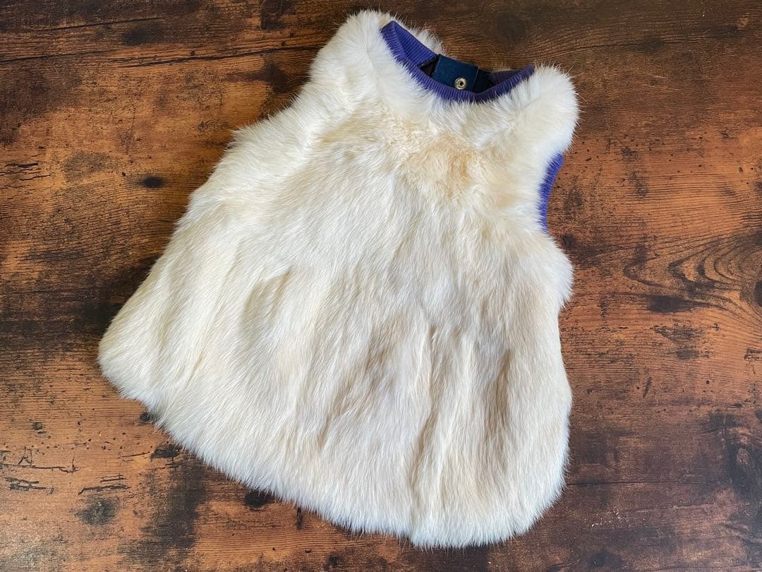 お値下げ　犬服　Furrier-Egami ラビットファーコート　大きいサイズ