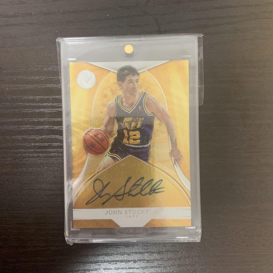 ジョン　ストックトン　直筆サインカード