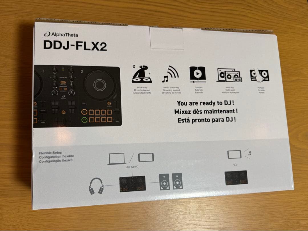 (ヘッドホン付き) DDJ-FLX2 DJコントローラ AlphaTheta