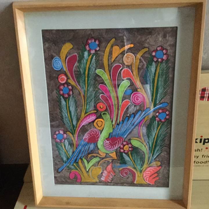 絵画、額入り、ハンドメイド、メキシコ