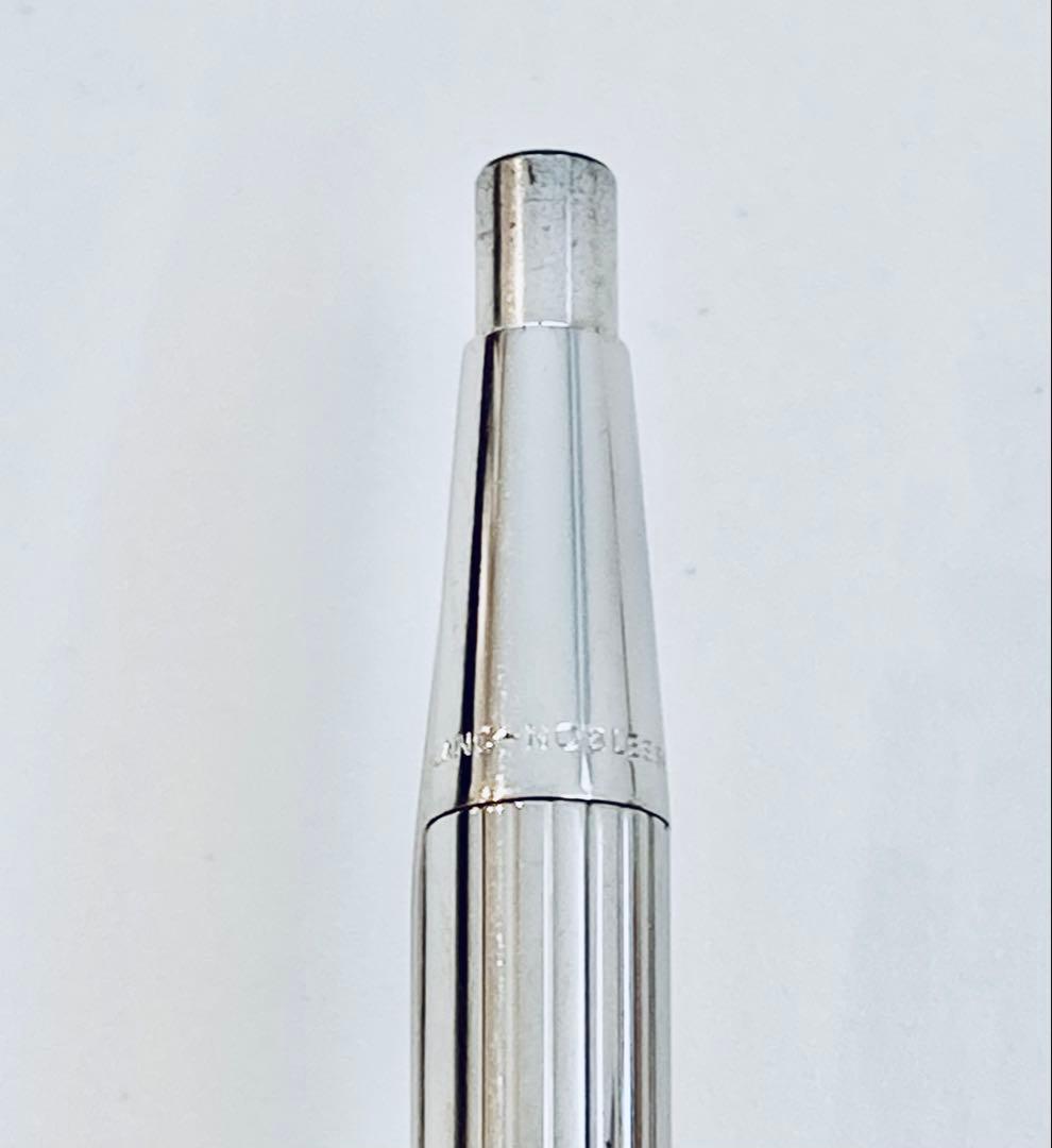 プラチナ仕上げ◆モンブラン高級ボールペン ノブレス1970s MONTBLANC