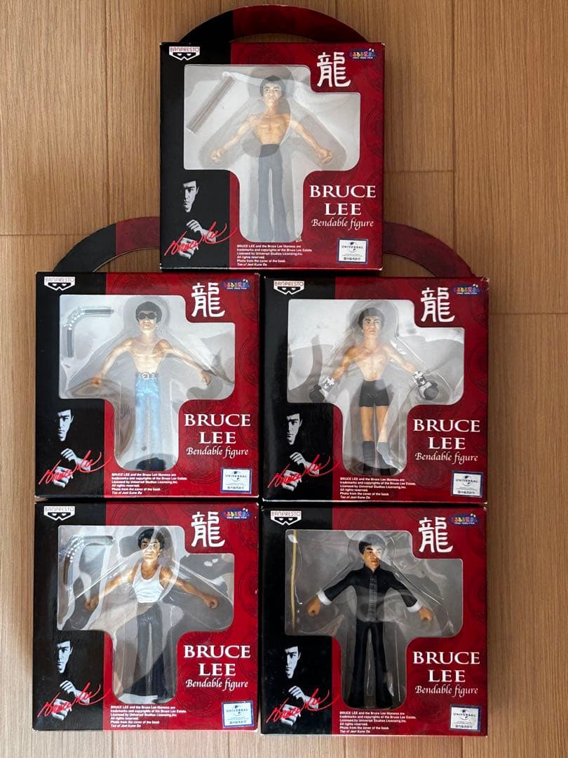 ブルース・リー ベンダブル・フィギュア（全5種セット）
