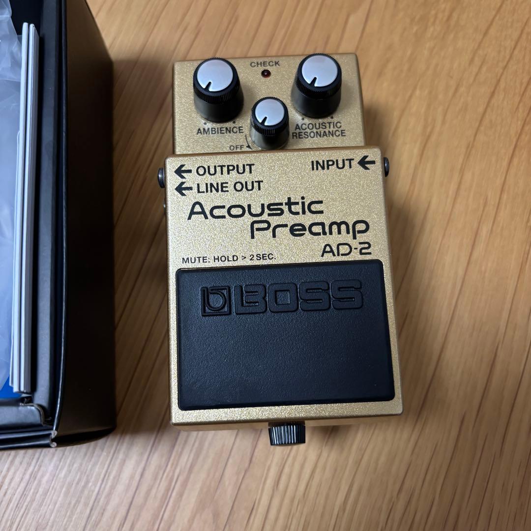BOSS Acoustic Preamp AD-2（純正ACアダプター付属）