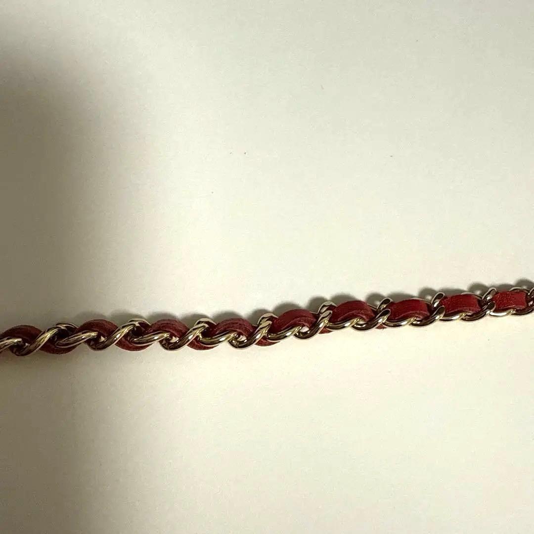 正規品 CHANEL ラムスキン チェーンクラッチ ミニポシェット