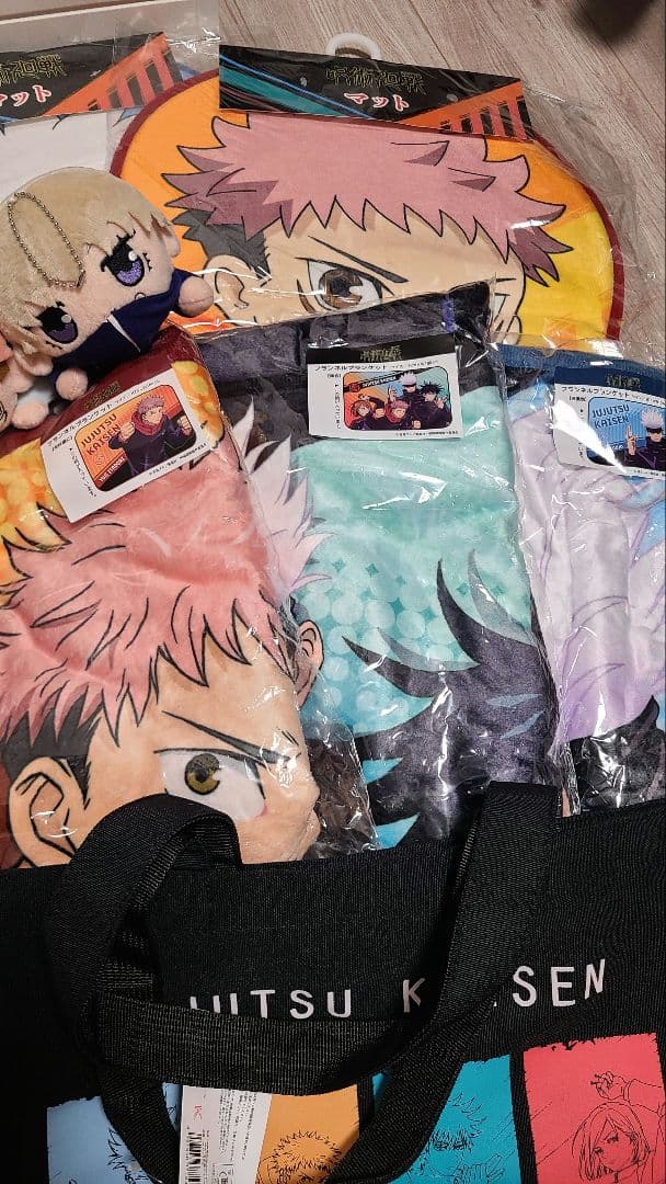 呪術廻戦 キャラクターグッズセット　フィギュア　タオル　ブランケット　ぬいぐるみ