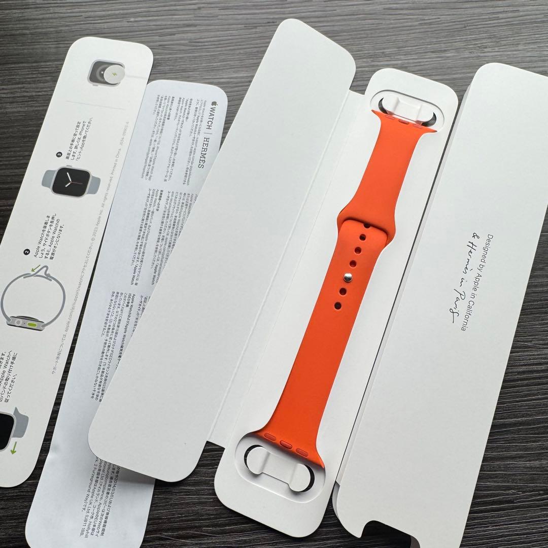 2630 ほぼ未使用　Apple Watch エルメス　オレンジ　スポーツ