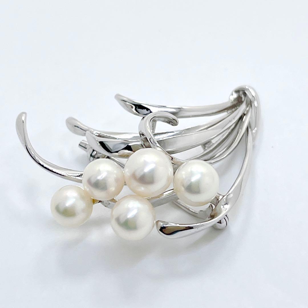 極美品✨MIKIMOTO ミキモト パール　ブローチ　コサージュ　フラワー