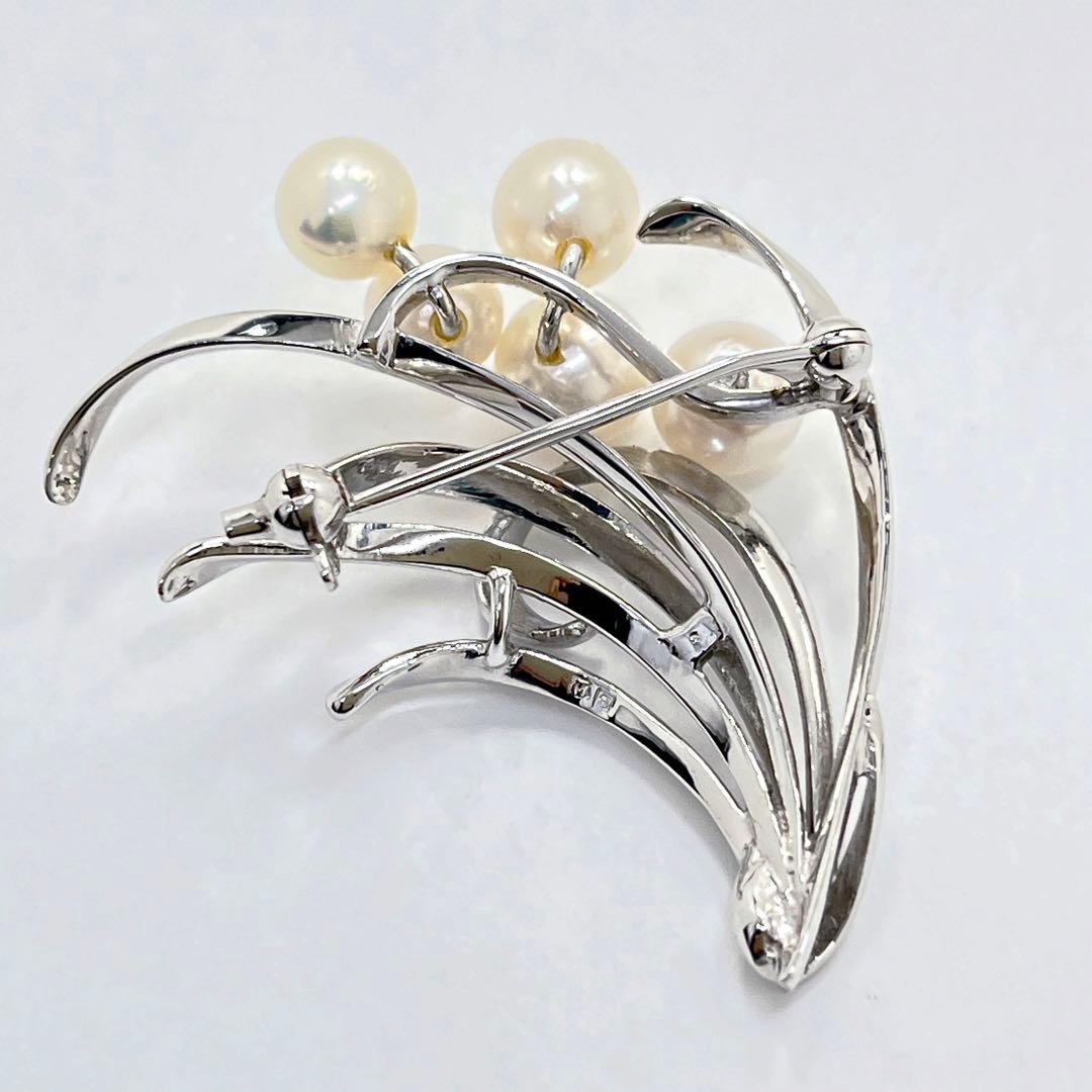 極美品✨MIKIMOTO ミキモト パール　ブローチ　コサージュ　フラワー
