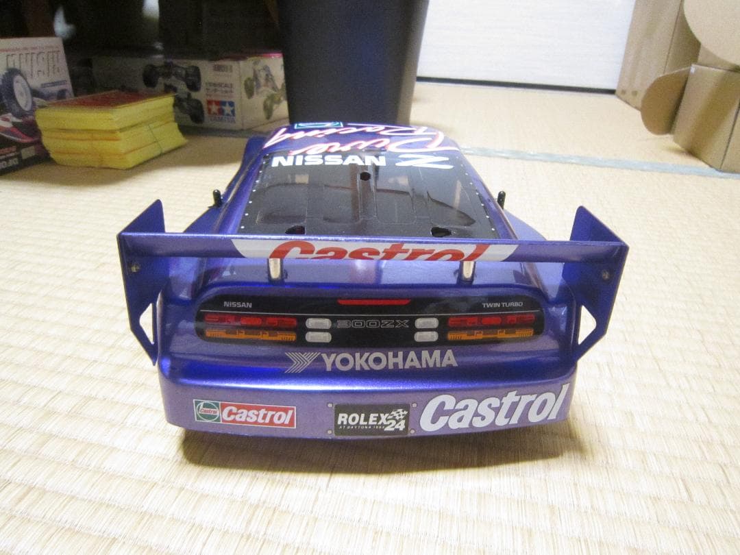 摩天楼 1/10 タミヤ Cカー 激レアモーター＆外箱付属 新品ボディ