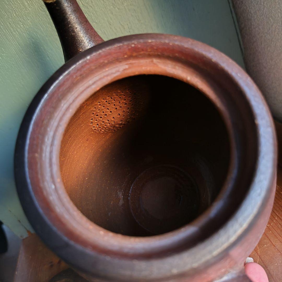 備前焼　急須　後楽窯　堀川南山　ティーポット　茶道具　茶器　岡山伝統工芸品　珈琲