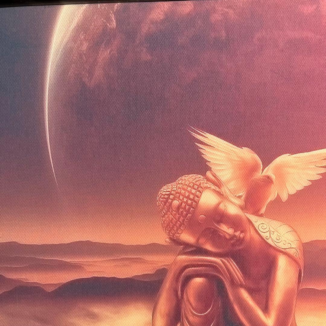 キャンバスプリント 天佛 絵画 額付き インテリア