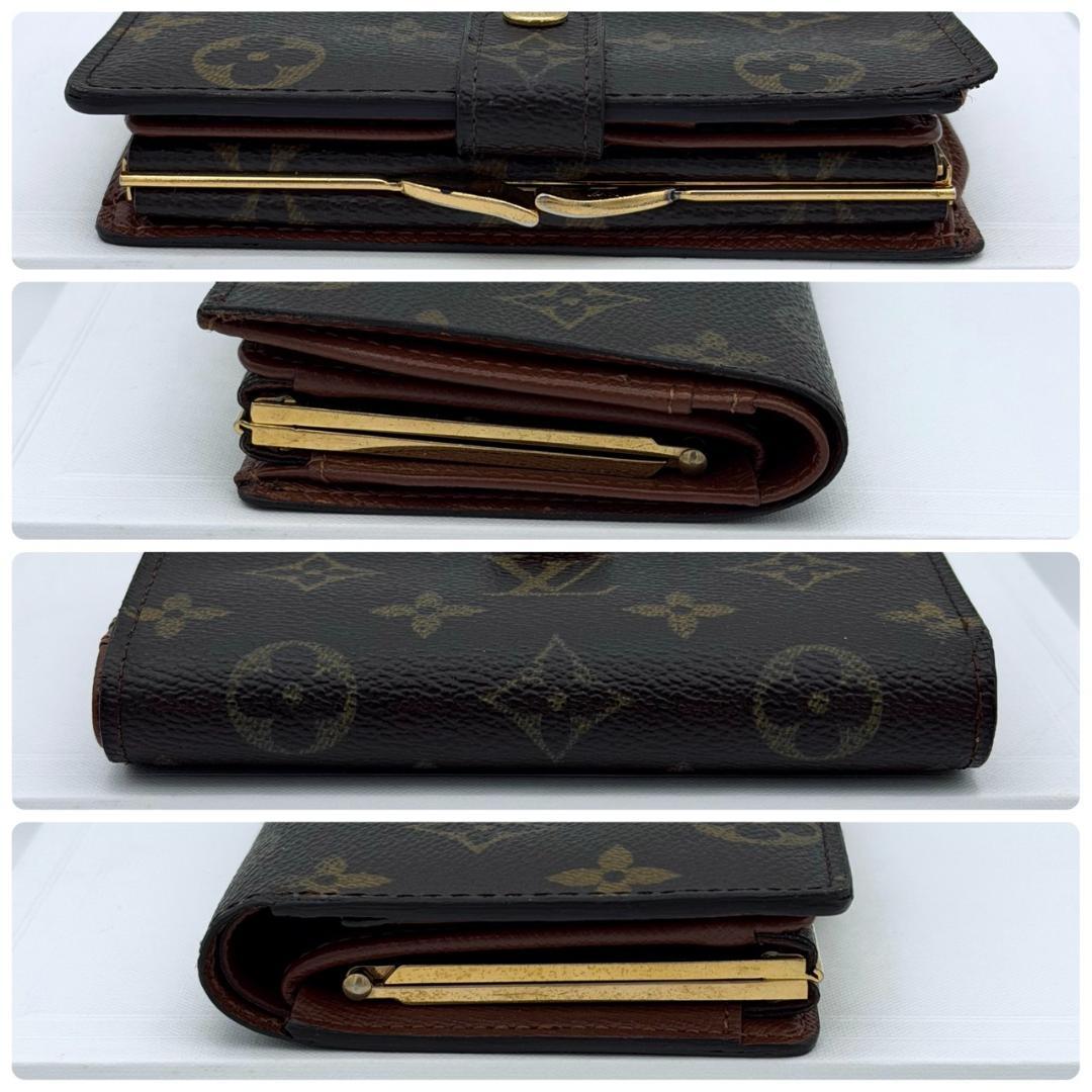 にゃおみん　モノグラム ポルトモネ ヴィエノワ 二つ折り財布 がま口