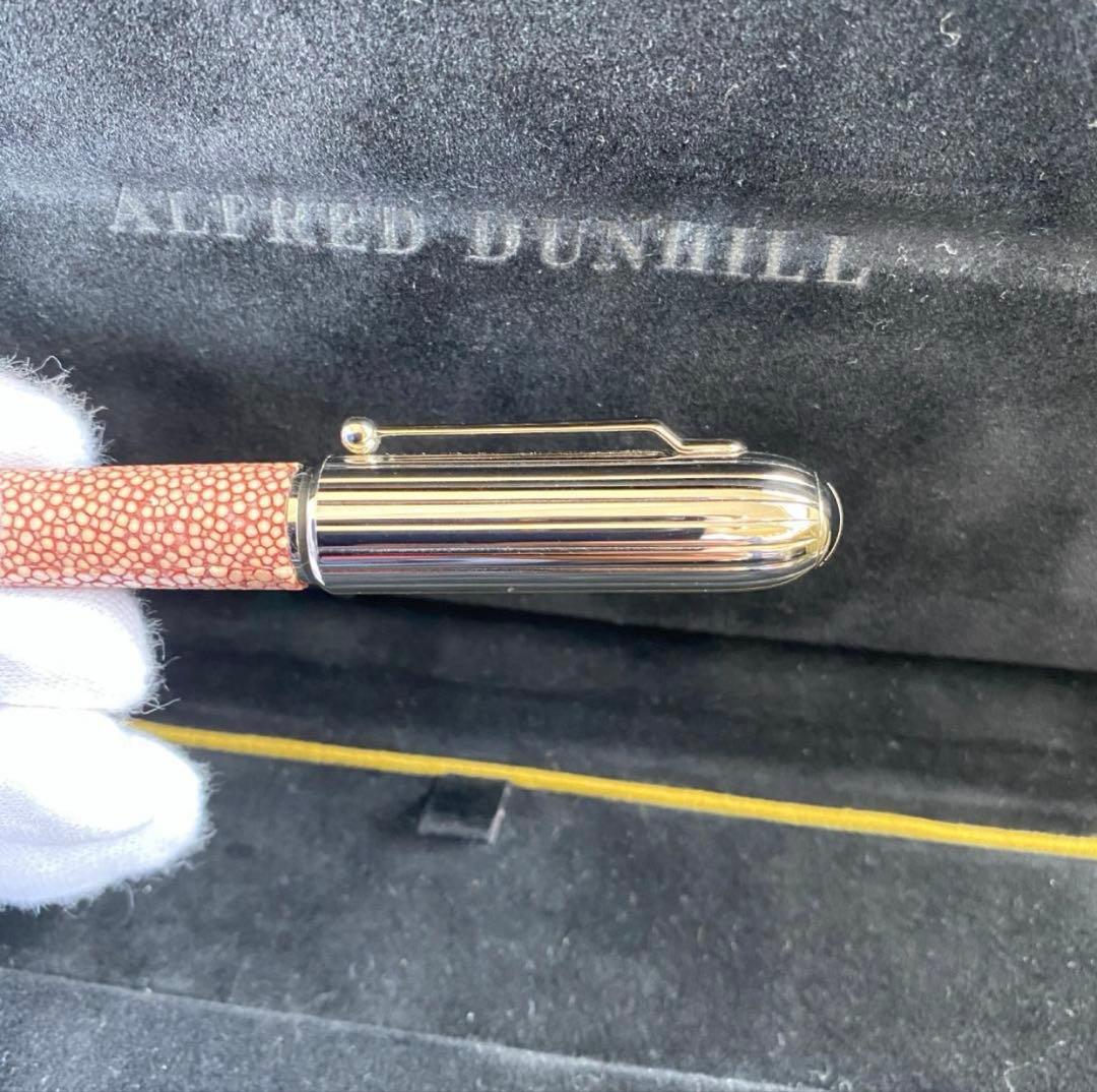 【限定品】ダンヒル サイドカー ガルーシャ革ボールペン　ピアノ塗装ケース付