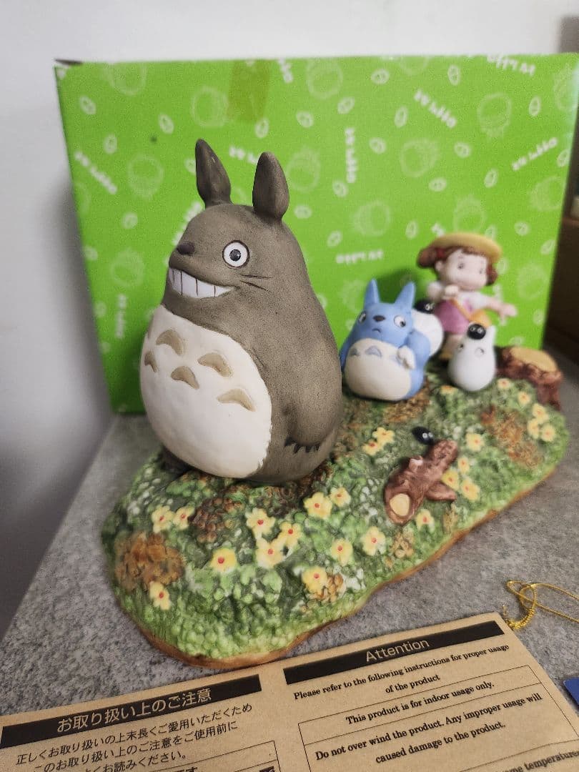 【となりのトトロ】トトロ　さんぽ　オルゴール ジブリ 陶器
