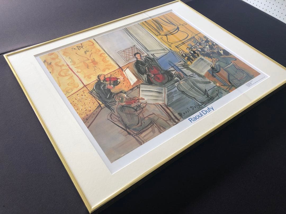 デュフィ　Raoul Dufy 「Le quintette」額付き