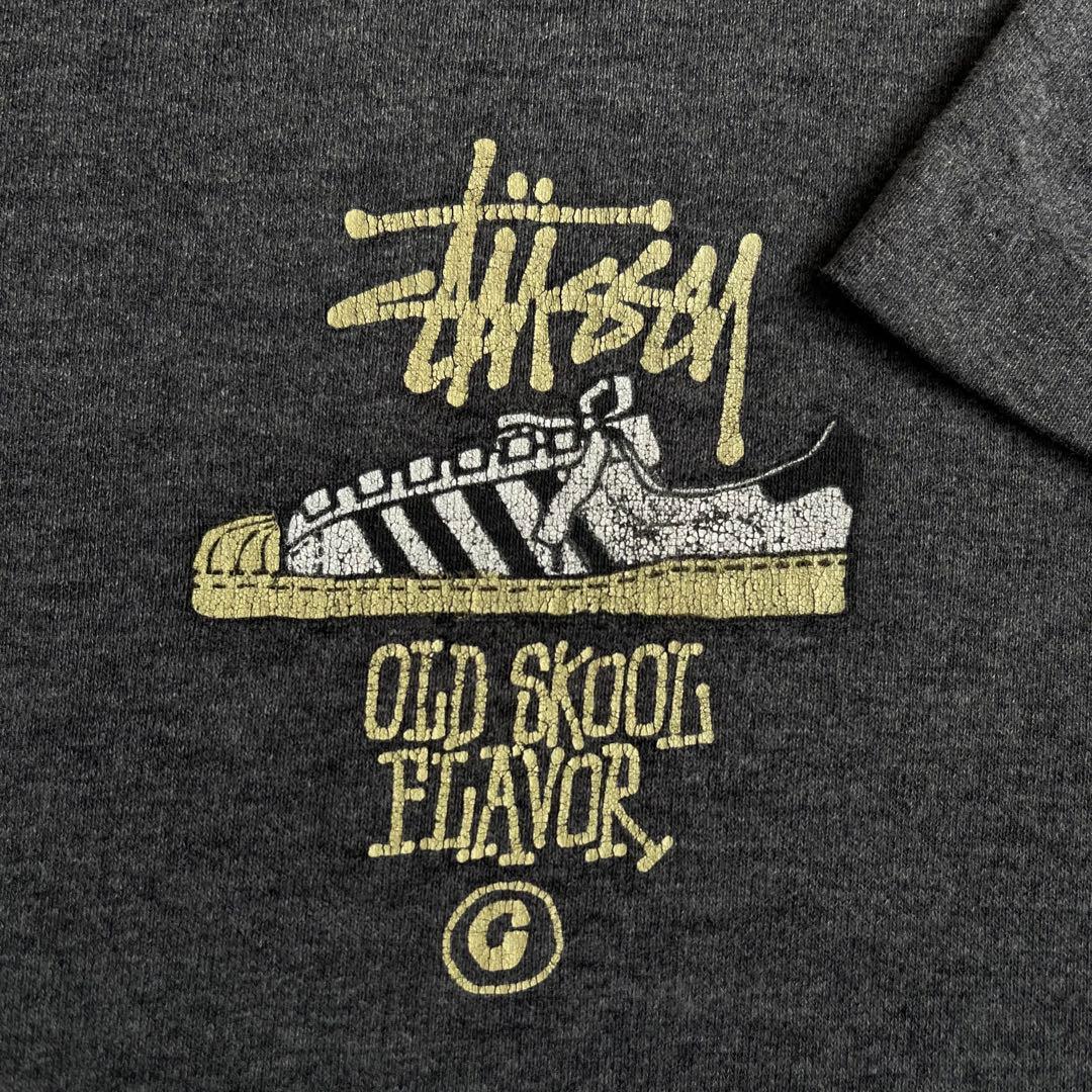 “OLD SKOOL FLAVOR”old stussy 80s 黒タグ tee