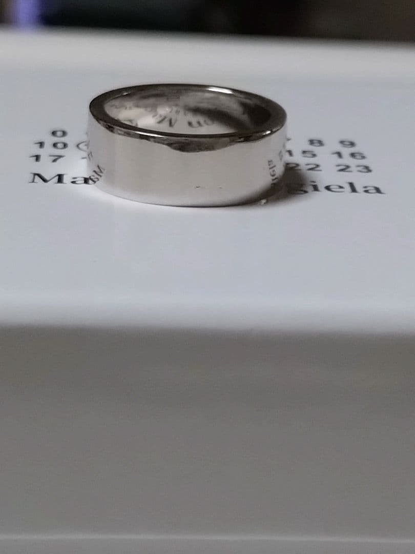 Maison Margiela ロゴ入りリング 925シルバー