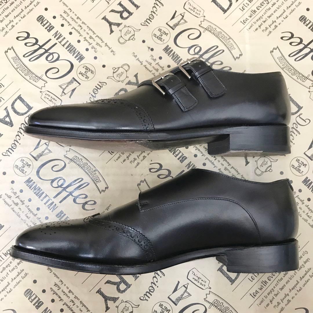 RAYMAR ダブルモンクストラップ 6.5 ビジネスシューズ 革靴 S3361