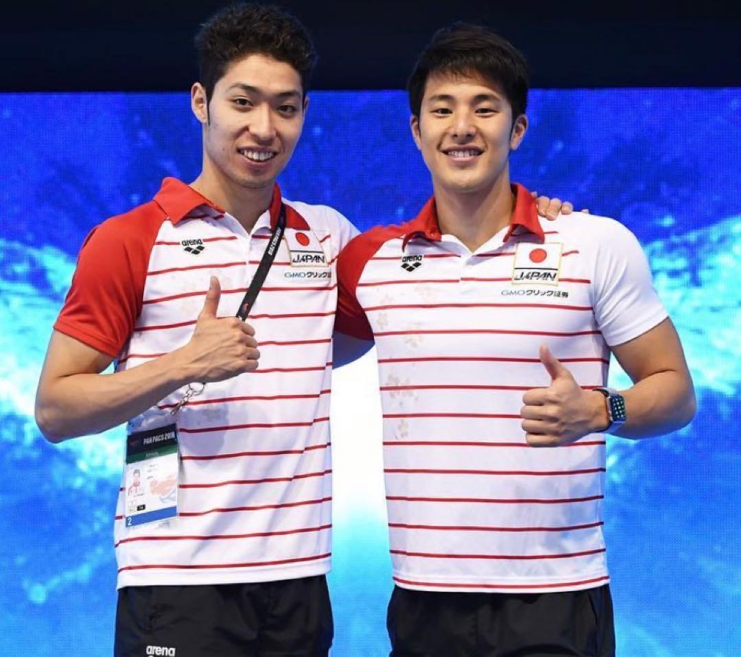 魚虎【トビウオジャパン支給ポロシャツ】XOパンパシ水泳競泳日本代表