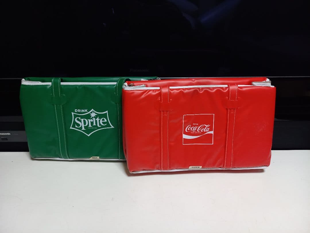 1970's　コカコーラ　スプライト　TIZER　日本製　ノベルティ　バック