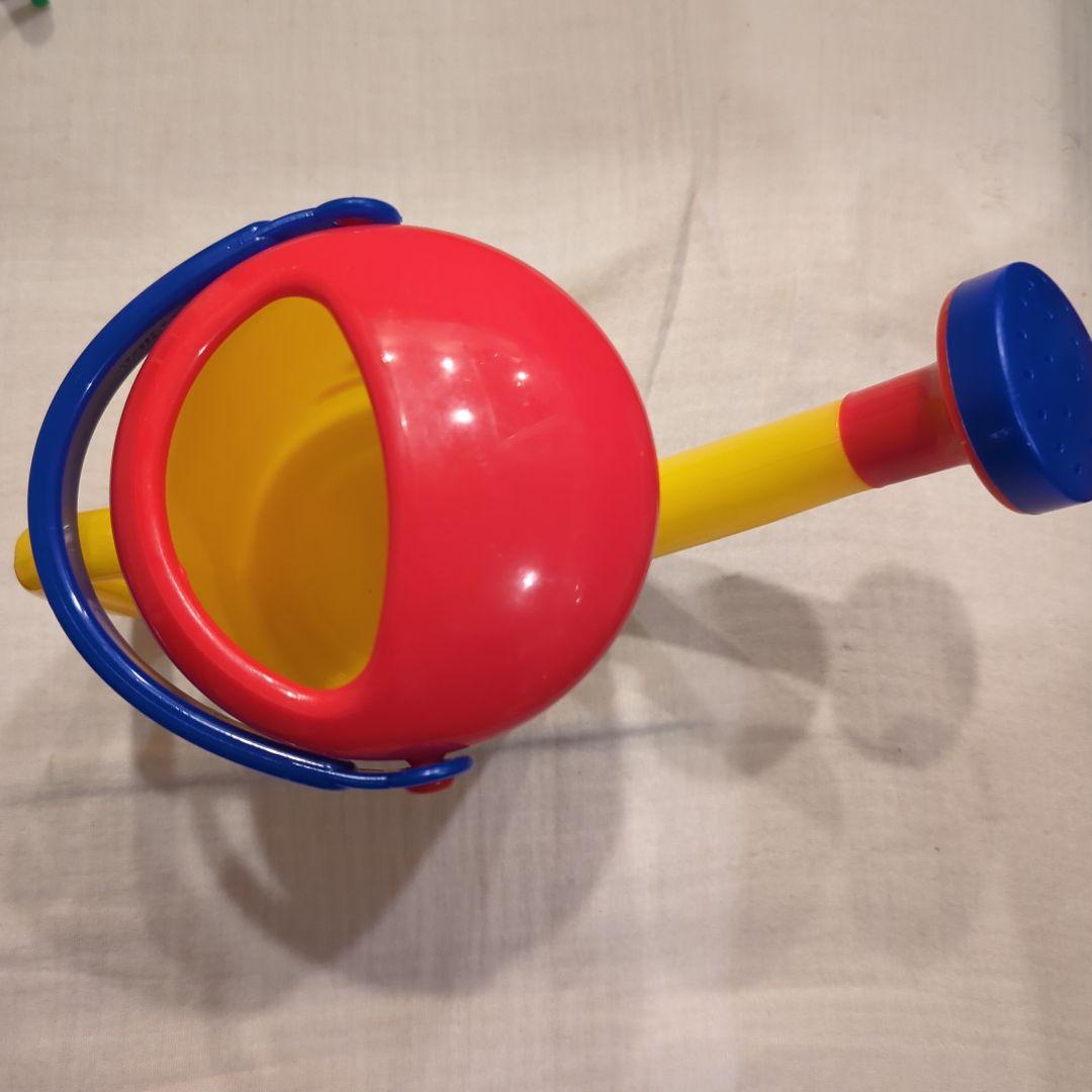 「フックス」プチバケツ じょうろ　スコップ・ふるい・クマデ　お砂場セット