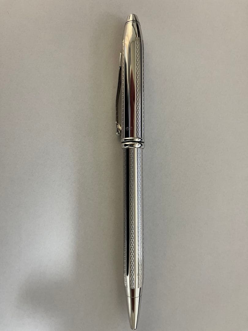 美品　CROSSタウンゼントプラチナフィニッシュボールペン