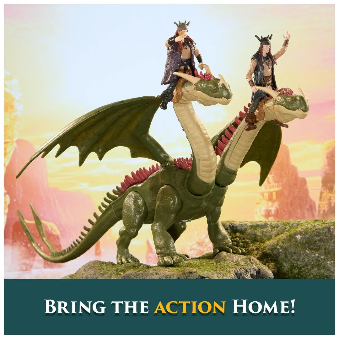 ヒックとドラゴン フィギュア ダブルジップ & ラフ & タフ