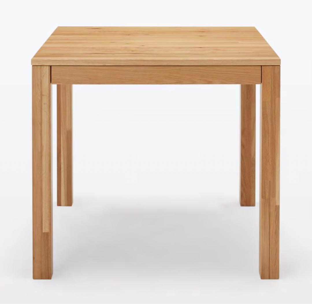 ☆MUJI 無印良品 出付・幅80㎝ 正方形 ダイニングテーブル 良品計画