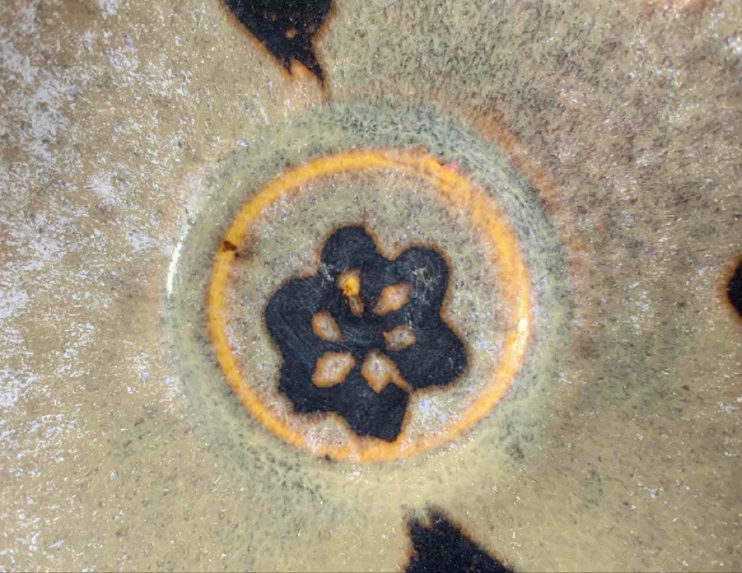 中国 花鳥紋茶碗　f2250216