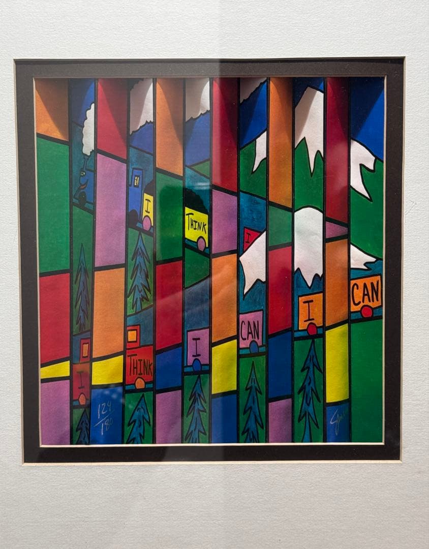 3D アートリトグラフ　「I THINK I CAN」 限定124/180