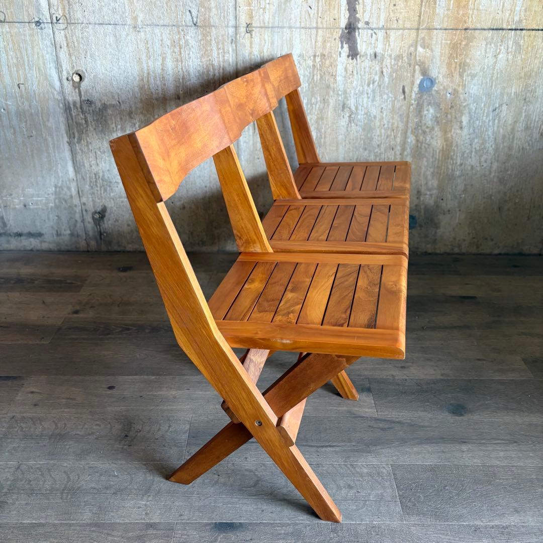 unico PRAD ウニコ　ポラード　フォールディングベンチ　チーク材　廃番