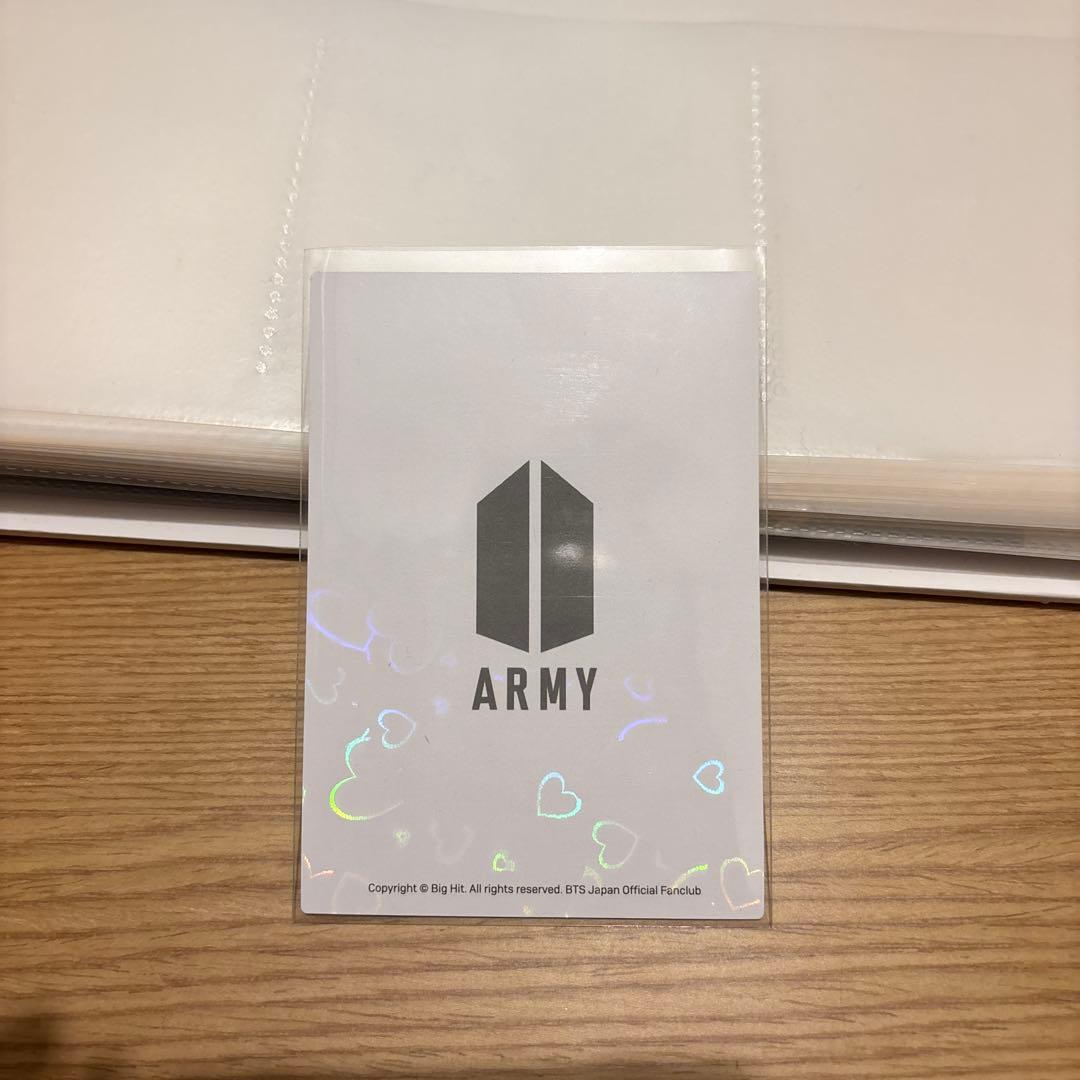 BTS SUGA ユンギ　FC継続特典　トレカ