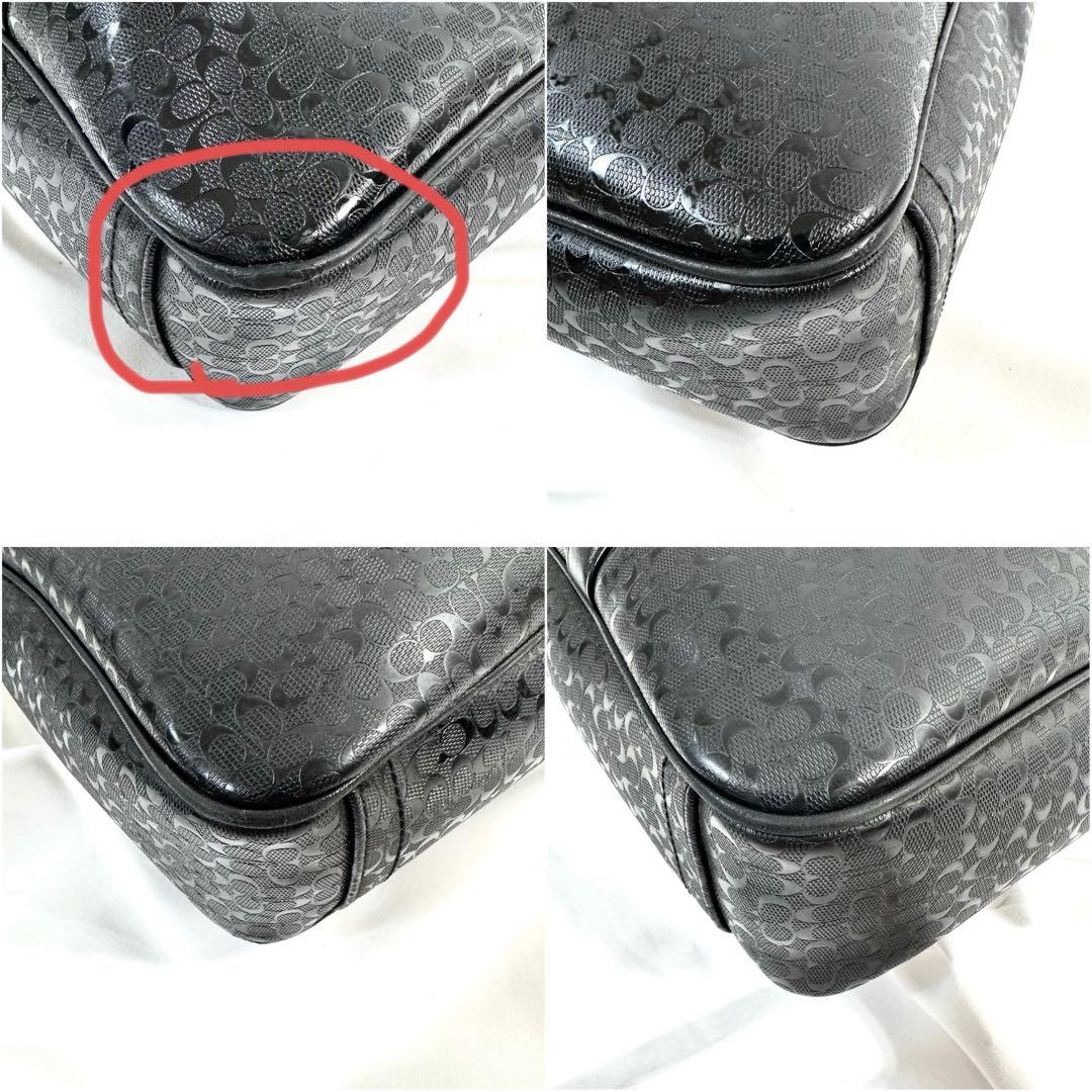 コーチ ビジネスバッグ 2WAY ハンド ショルダー A4収納可 レザー