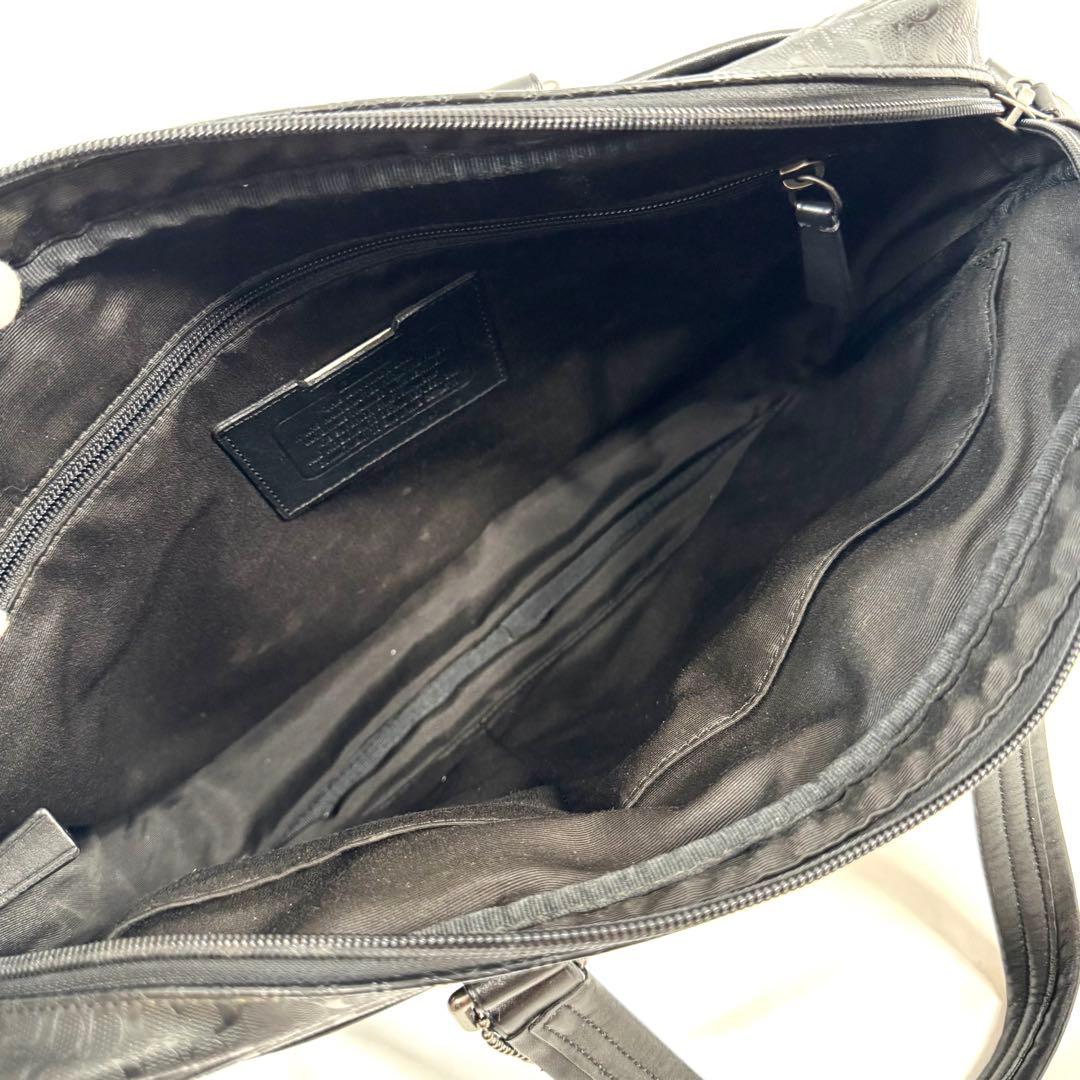 コーチ ビジネスバッグ 2WAY ハンド ショルダー A4収納可 レザー