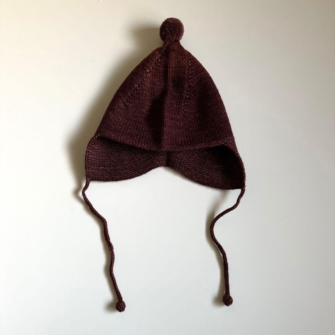 新品未使用Misha&Puff Pointy peak hat fig 4-8y