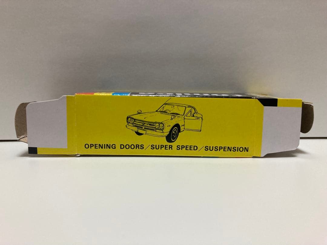 トミカ　日本製　ニッサン　スカイライン2000GT 1Aホイール　紫色指定箱