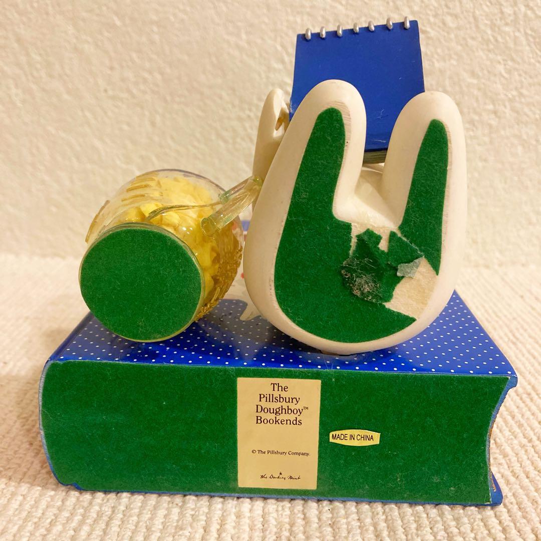 Pillsbury Doughboy ドゥボーイ 磁器製フィギュア ブックエンド