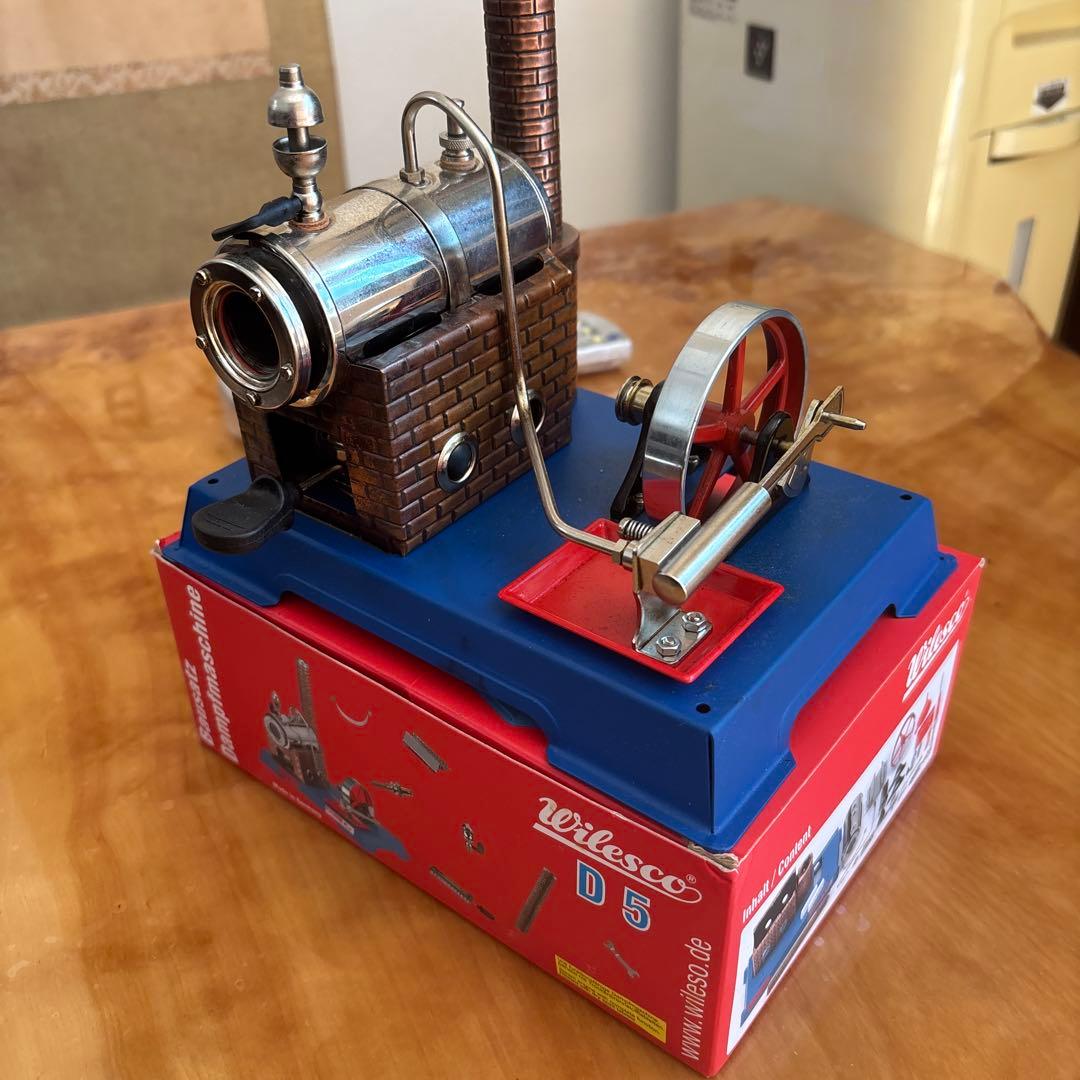 Wilescoヴィレスコ D8スチーム エンジン蒸気 模型 元箱 付