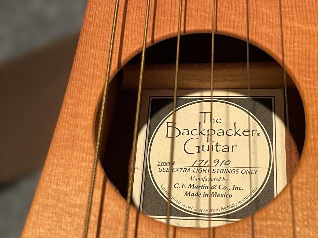 【未使用品】Martin BACKPACKER トラベルギター