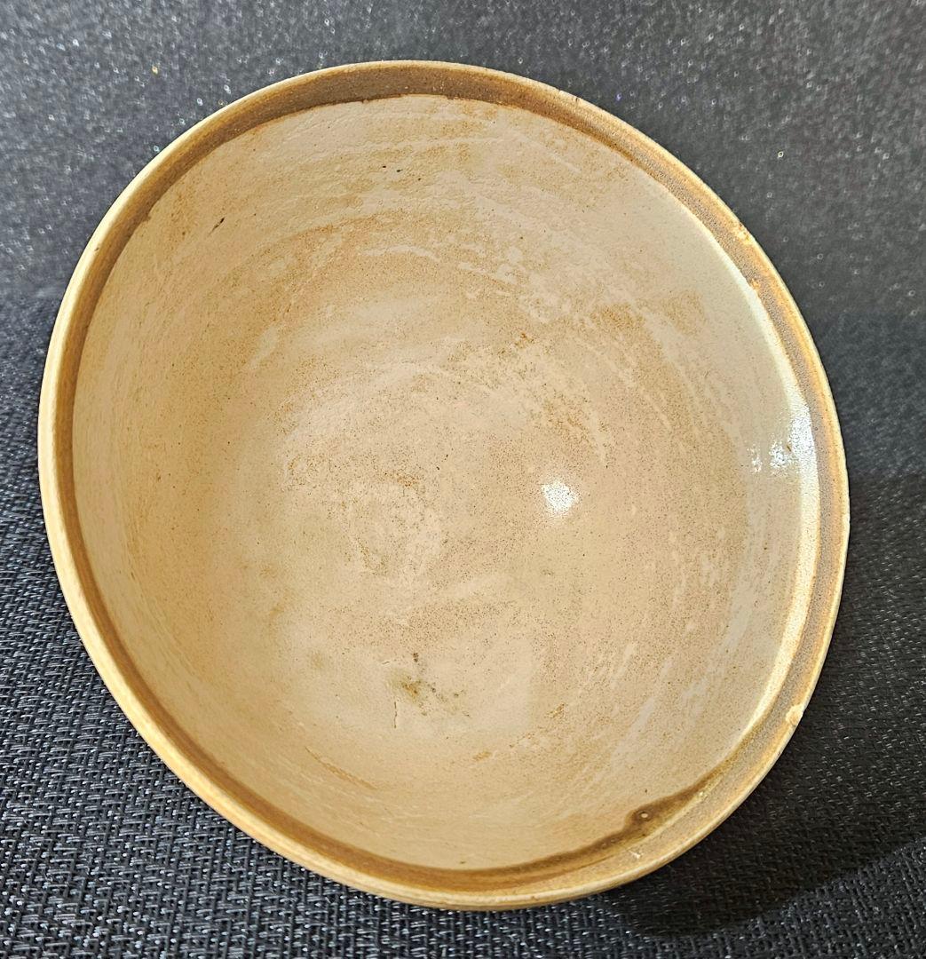 中国古美術　中国古陶磁器　宋時代　内側 白釉　碗　茶碗　陶器　茶道具　茶器