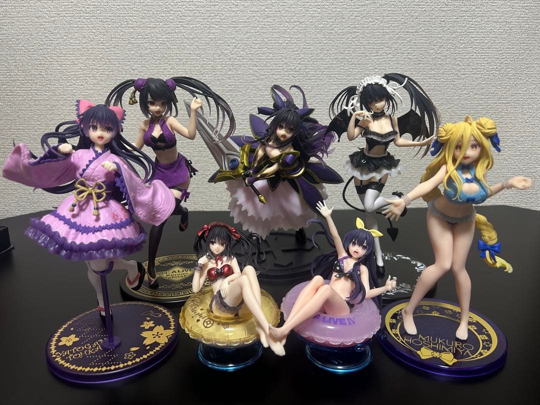 【即日発送可】 デート・ア・ライブ プライズ フィギュア 7点セット