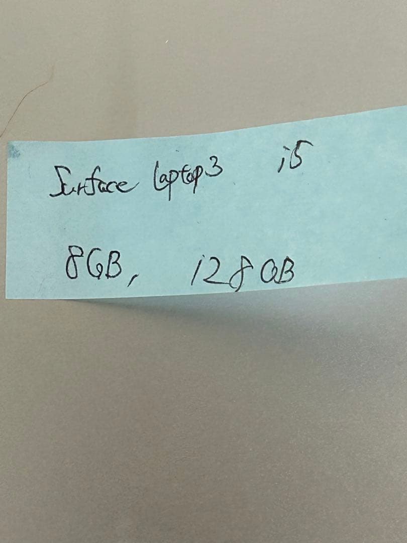 Windowsノート本体 Microsoft Surface Laptop 3 i5 8GB 128GB