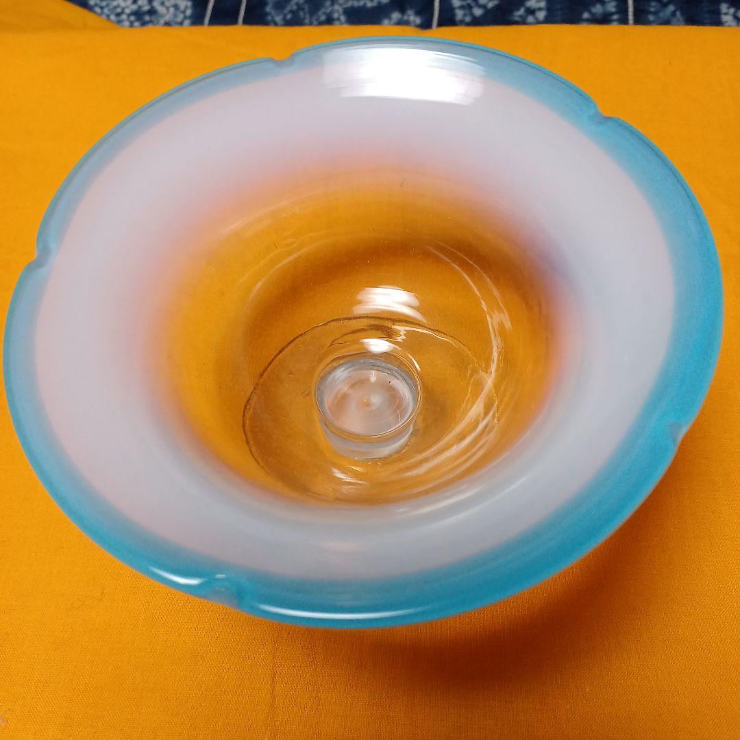 アンティーク氷ガラスカップ　3客