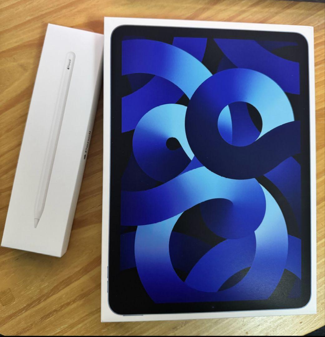 ⚫️美品⚫️iPad Air第5世代 64GB＋Apple Pencil＋カバー