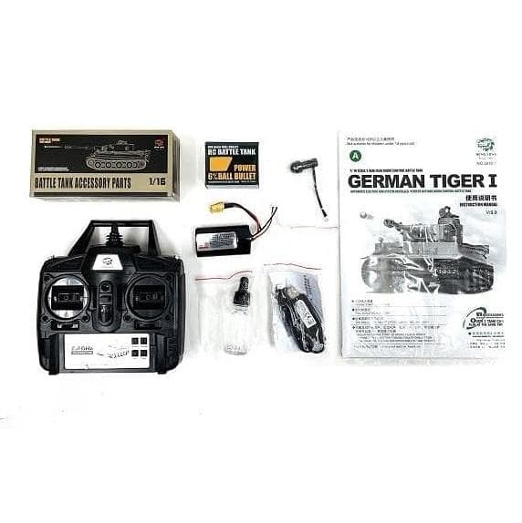 技術基準適合証明済【メタルキャタピラ】 ヘンロン 1/16 タイガー I型