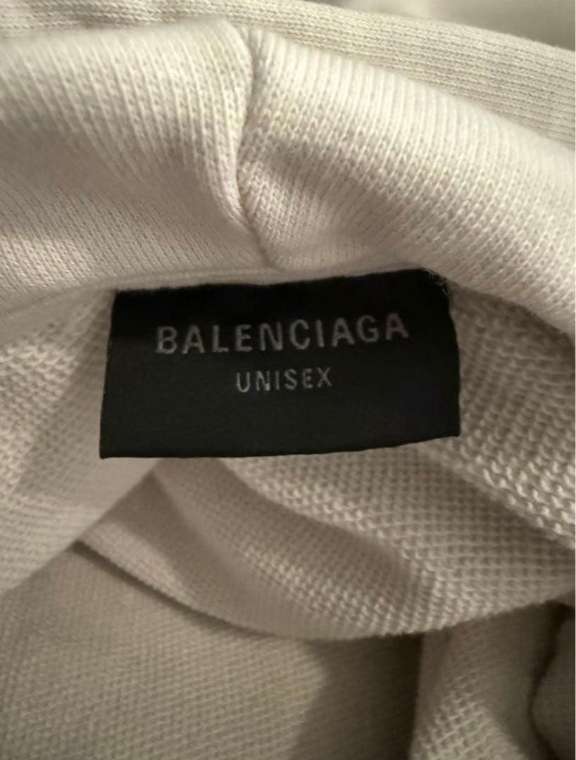 値下げ可　BALENCIAGA pape logo foodie パーカー