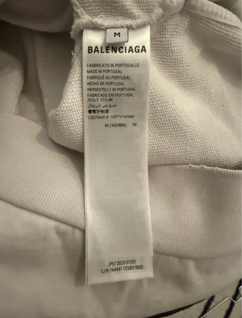 値下げ可　BALENCIAGA pape logo foodie パーカー