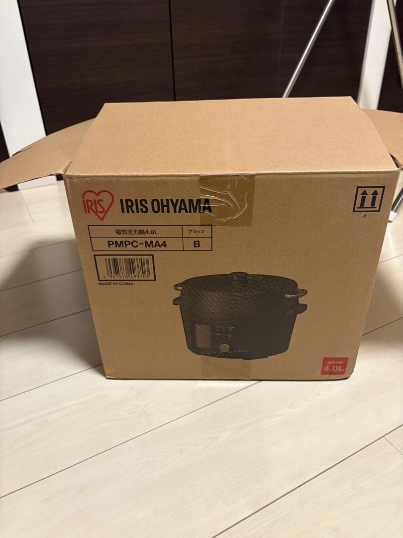 IRIS OHYAMA 電気圧力鍋 PMPC-MA4 6L ブラック