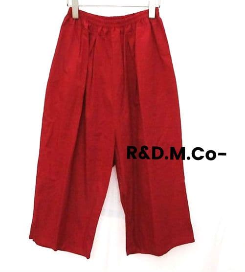 美品　オールドマンズテーラーR&D.M.Co-　サルエルパンツ　赤　パンツ
