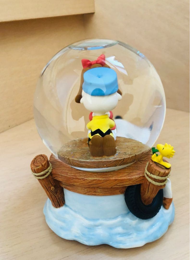 スヌーピー & チャーリーブラウン　Westland社　ビンテージ　スノードーム